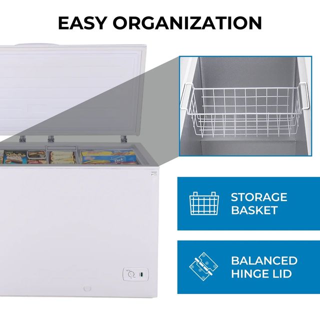 Kenmore® 38" 14.6 Cu. Ft. White Chest Freezer-3