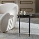 Uttermost® Wren Rubbed Dark Bronze/White Round Marble Accent Table-2