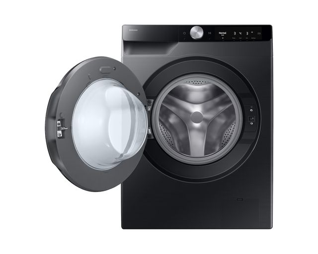 Samsung 6000 Series 2.9 Cu. Ft. Black Compact Front Load Washer with SmartDial Control-1