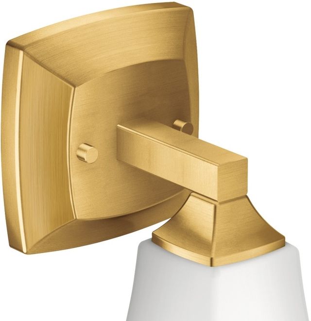 Moen® Voss™ Brushed Gold One Globe Bath Light-1
