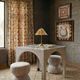 TOV Furniture Tomlin 3-Piece Beige Game Table and Two Ottomans Set-1