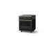Viking® 5 Series 30" Valentine Pro Style Electric Range with Brushed Brass Trim-2