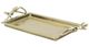 A & B Home Gold Decorative Rectangular Tray-0