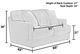 Jackson Furniture Eagan Chocolate Loveseat-5