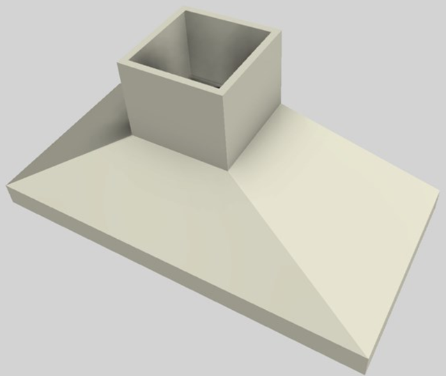 Vent-A-Hood® 60" Biscuit Euro-Style Island Range Hood-3