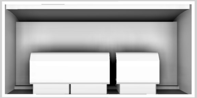 Vent-A-Hood® 48" White Wall Mounted Range Hood-3