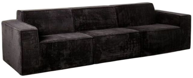 Furniture of America® Kimara Black Sofa-0