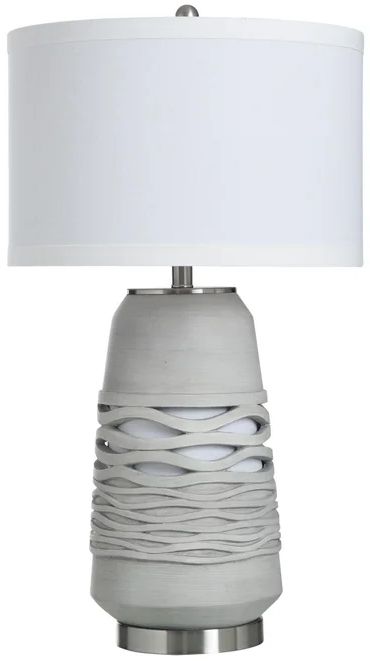 Stylecraft Gravel Gray Table Lamp-0