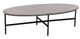 Porter International Designs Asha Sand Coffee Table with Black Base-0