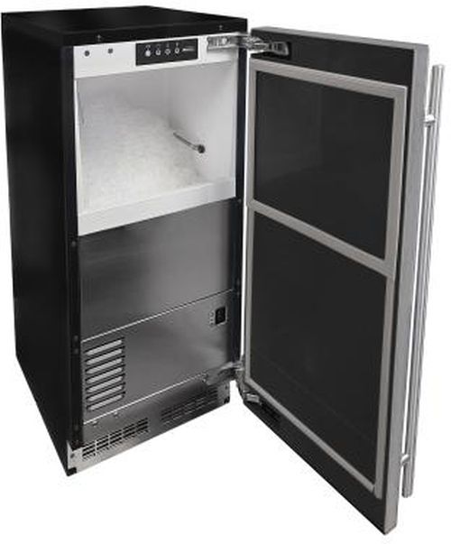 Marvel 15" 65 lb. Stainless Steel Ice Maker-1