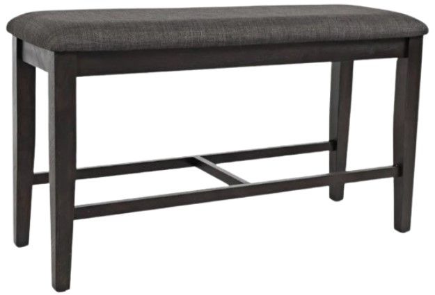 Jofran Inc. American Rustics 6-Piece Dark Brown/Gray Dining Set-3