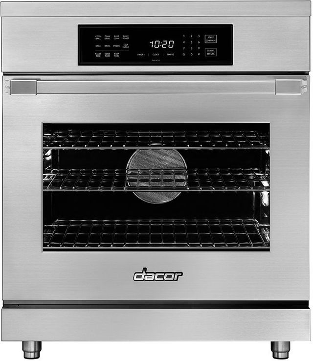 Dacor® Heritage 30" Stainless Steel Induction Pro Range-1