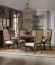 Hooker® Furniture Rhapsody Aurora Ecru/Walnut Upholstered Dining Arm Chair-1