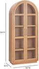 TOV Furniture Marlow Natural Display Cabinet-2