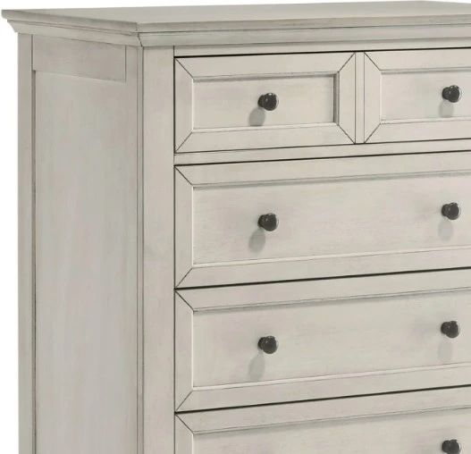 Intercon San Mateo Rustic White Youth Chest-1