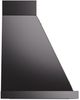 Ilve® Nostalgie II Noblesse 30" Glossy Black Wall Mounted Range Hood with Noblesse Frame-2