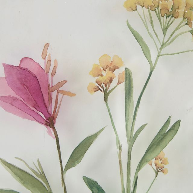Olliix by Madison Park Blooming Traces Floral 4 Pieces Multi UV Printed Shadowbox Wall Art Set-4