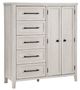 Signature Design by Ashley® Darbonton Dove White 5-Drawer Chest-0