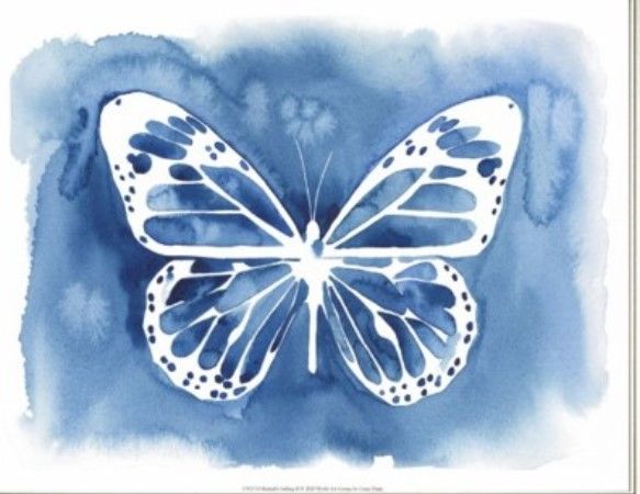 Classy Living Grace Popp Butterfly Inkling II Wall Art-2