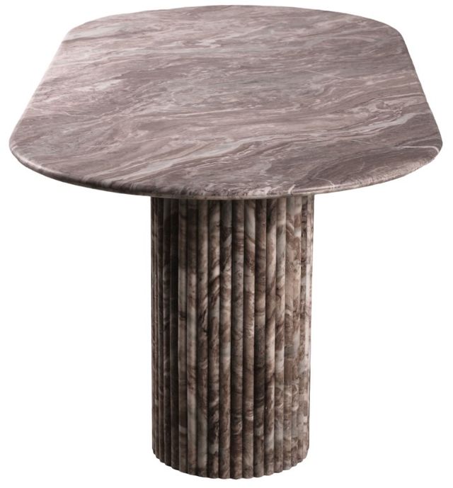 Meridian Furniture Messina Brown Marble Dining Table-3