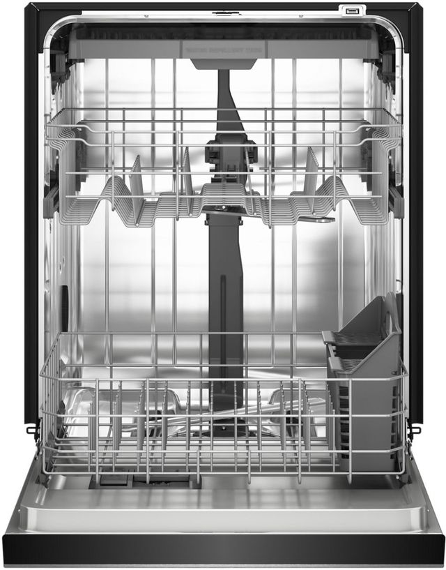 KitchenAid® 24" PrintShield™ Stainless Front Control Built-In Dishwasher with Third Level Utensil Rack and 30+ Total Wash Jets-2