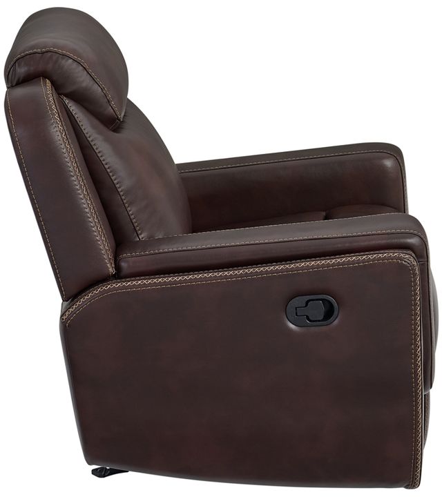 Elements International Panther Neono Brown Manual Glider Recliner-4