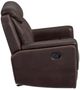 Elements International Panther Neono Brown Manual Glider Recliner-4