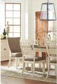 Signature Design by Ashley® Bolanburg Weathered Gray Rectangular Dining Table with Antique White Legs-3