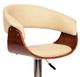 Armen Living Paris Cream Adjustable Swivel Bar Stool-2