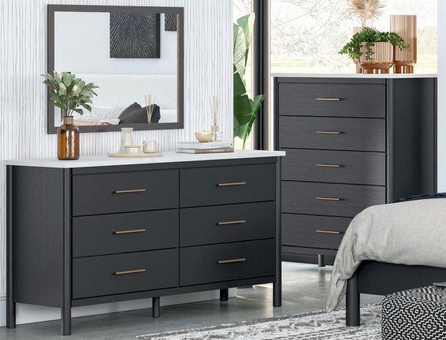 Signature Design by Ashley® Cadmori Black Bedroom Mirror-2