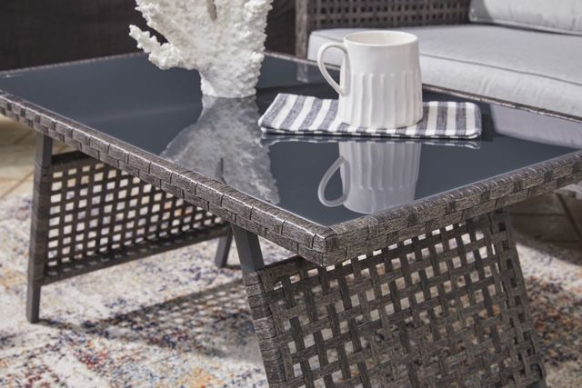 Signature Design by Ashley® Lainey 4-Piece Brown/Grey Outdoor Gathering Set-1