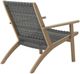 New Classic® Home Furnishings Radius Gray Acacia/Wicker Outdoor Patio Side Chair-4