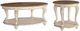 Signature Design by Ashley® Realyn 2-Piece White/Brown Living Room Table Set-0