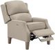 Best® Home Furnishings Customizable Pauley I Leather Power High Leg Recliner with Honey Birch Legs-1