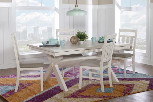 Powell® Turino 5-Piece Beige/Smokey White Dining Set-1