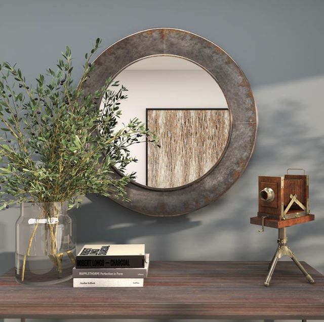 Deco Marche Gray 35" Wall Mirror-4