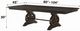 ACME Furniture Maisha Rustic Walnut Dining Table-2