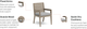 homestyles® Sustain Gray Outdoor Dining Arm Chair Pair-3