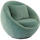 VIG Furniture Modrest Gypsum Teal Modern Swivel Accent Chair-0