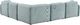 TOV Furniture Travie 5-Piece Sea Blue L-Shape Modular Sectional-4