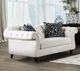 Furniture of America® Antoinette White Loveseat-0