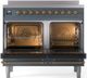 Ilve® Nostalgie II Series 40" Blue Grey Pro Style Induction Range-1