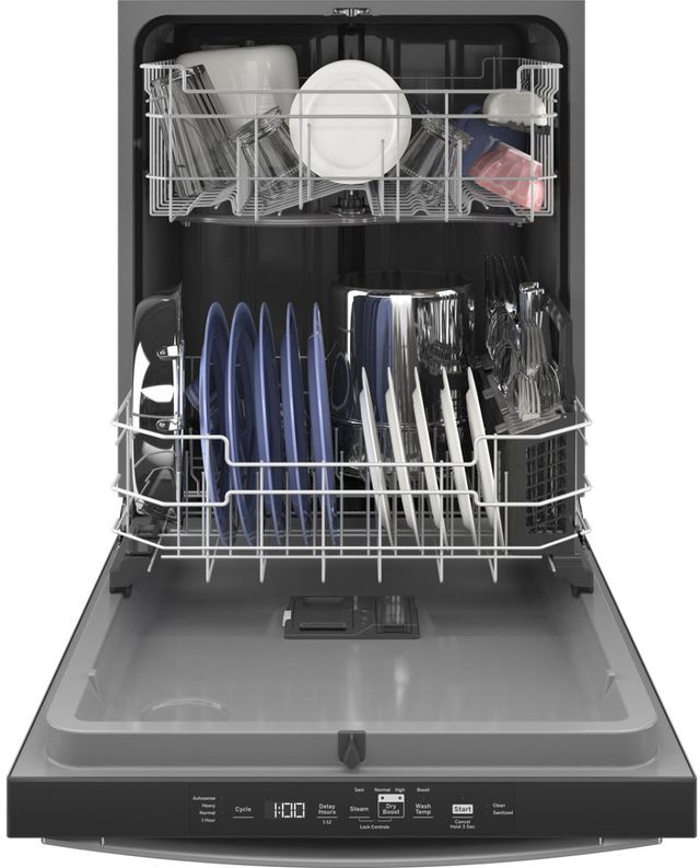GE® 24" Fingerprint Resistant Stainless Steel Built-In Dishwasher-2