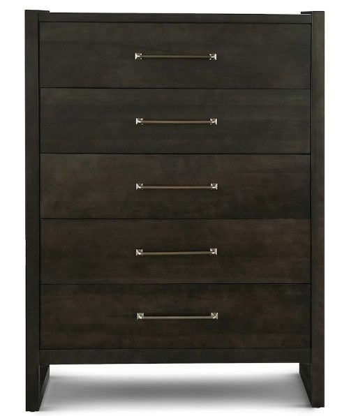 Bassett® Furniture BenchMade Braddock Dark Chestnut Maple Chest of Drawers-1