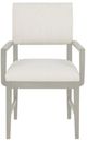 Fairfield® Customizable Entree Dining Silas Arm Chair with Sheer Dove Finish-1