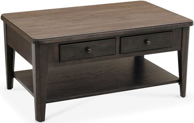 Peters-Revington™ Casual Choices™ Light Gray Cocktail Table with Dark Gray Base-0