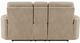 ACME Furniture Elison Dark Beige Manual Reclining Loveseat with Console-4