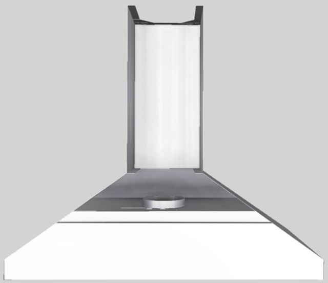 Vent-A-Hood® 42" White Wall Mounted Range Hood-1