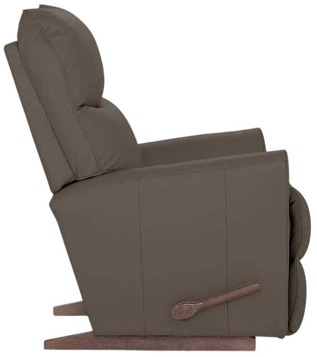 La-Z-Boy® Rowan Otter Leather Manual Rocking Recliner-3