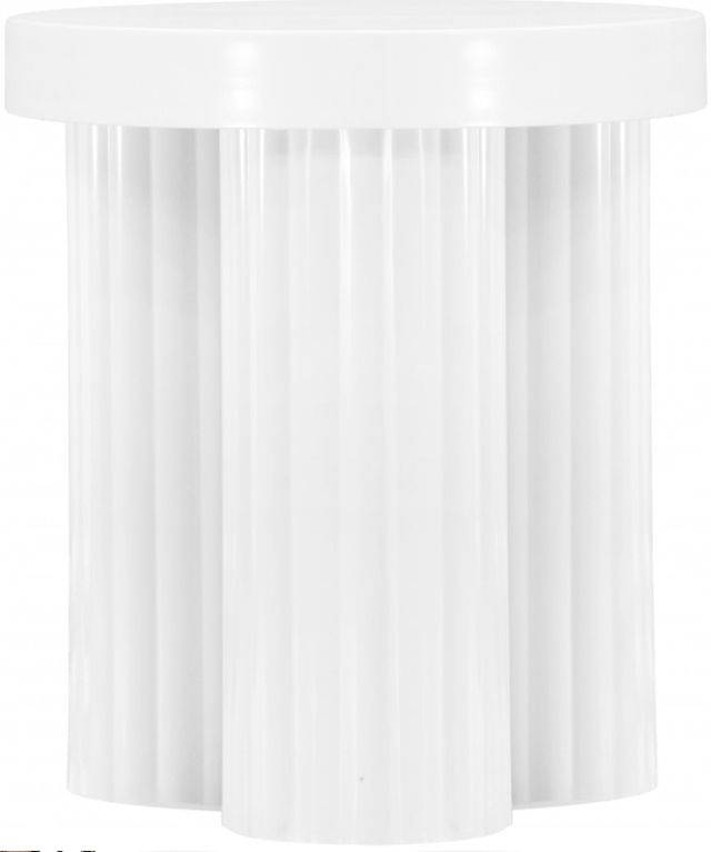 Meridian Furniture Rhodes White End Table-1